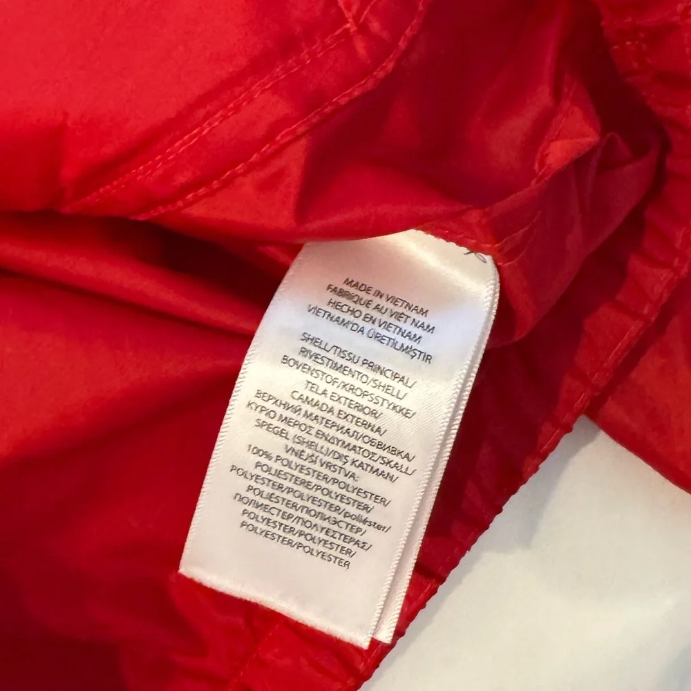 Ralph Lauren Red and Blue Hooded Light Windbreaker